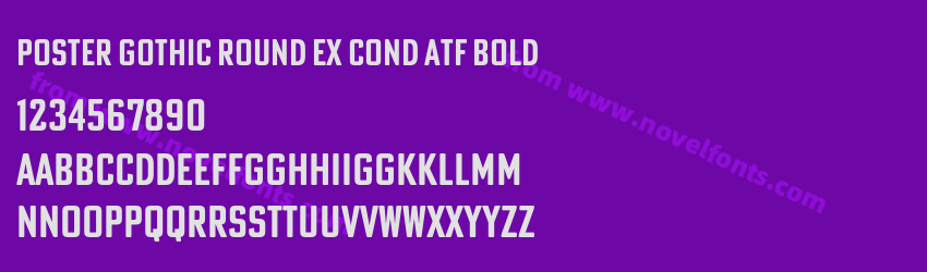 Poster Gothic Round Ex Cond ATF BoldPreview Poster Gothic Round Ex Cond ATF BoldPreview
