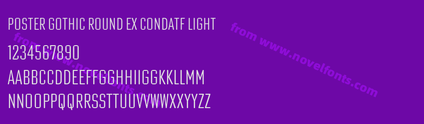 Poster Gothic Round Ex CondATF LightPreview Poster Gothic Round Ex CondATF LightPreview