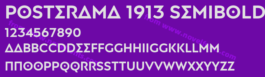 Posterama 1913 SemiboldPreview Posterama 1913 SemiboldPreview