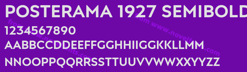 Posterama 1927 SemiboldPreview Posterama 1927 SemiboldPreview