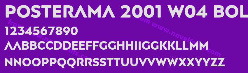 Posterama 2001 W04 BoldPreview Posterama 2001 W04 BoldPreview