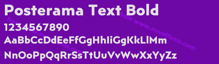 Posterama Text BoldPreview Posterama Text BoldPreview