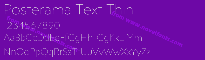 Posterama Text ThinPreview Posterama Text ThinPreview