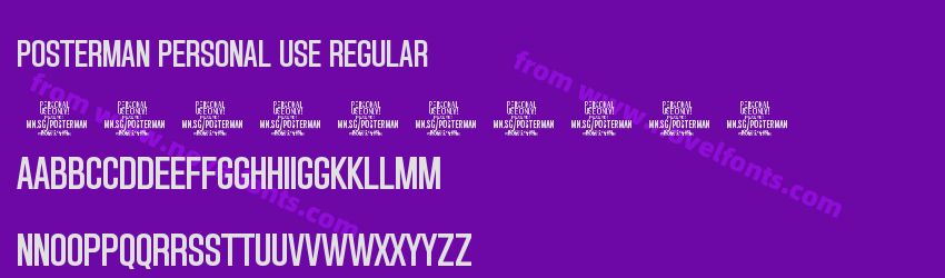 Posterman PERSONAL USE RegularPreview Posterman PERSONAL USE RegularPreview