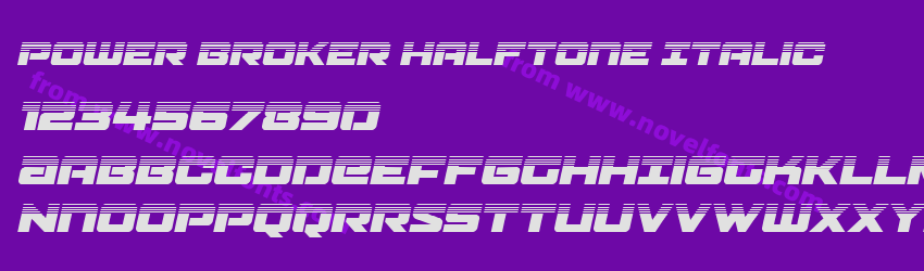 Power Broker Halftone ItalicPreview Power Broker Halftone ItalicPreview