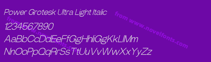 Power Grotesk Ultra Light ItalicPreview Power Grotesk Ultra Light ItalicPreview