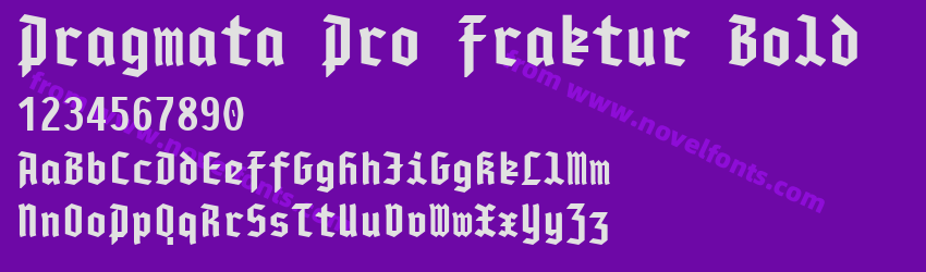 Pragmata Pro Fraktur BoldPreview Pragmata Pro Fraktur BoldPreview