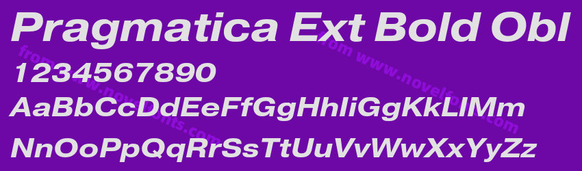 Pragmatica Ext Bold OblPreview Pragmatica Ext Bold OblPreview