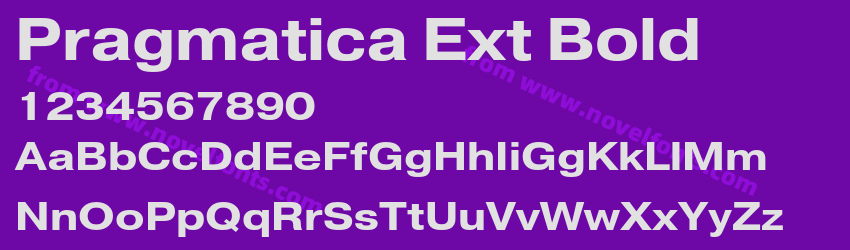Pragmatica Ext BoldPreview Pragmatica Ext BoldPreview