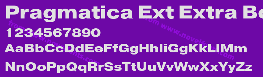 Pragmatica Ext Extra BoldPreview Pragmatica Ext Extra BoldPreview