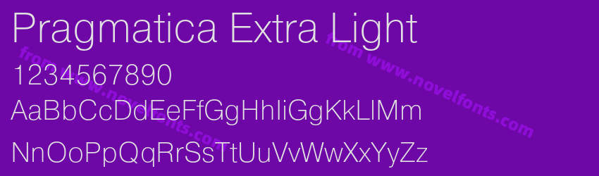 Pragmatica Extra LightPreview Pragmatica Extra LightPreview