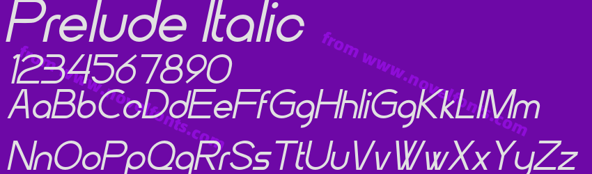 Prelude ItalicPreview Prelude ItalicPreview
