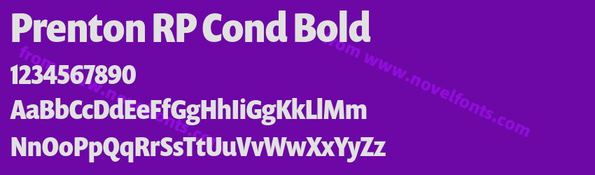Prenton RP Cond BoldPreview Prenton RP Cond BoldPreview