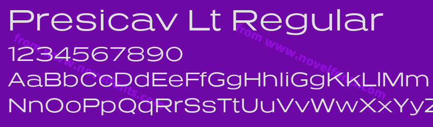 Presicav Lt RegularPreview Presicav Lt RegularPreview