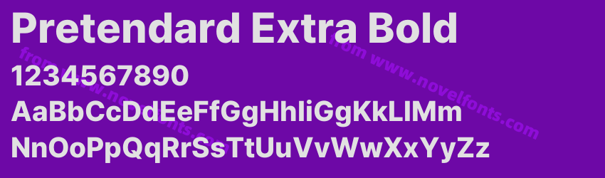 Pretendard Extra BoldPreview Pretendard Extra BoldPreview