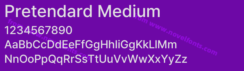 Pretendard MediumPreview Pretendard MediumPreview