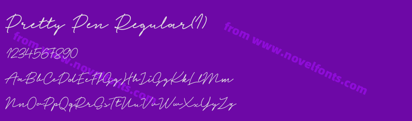 Pretty Pen RegularPreview Pretty Pen RegularPreview