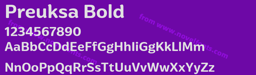 Preuksa BoldPreview Preuksa BoldPreview