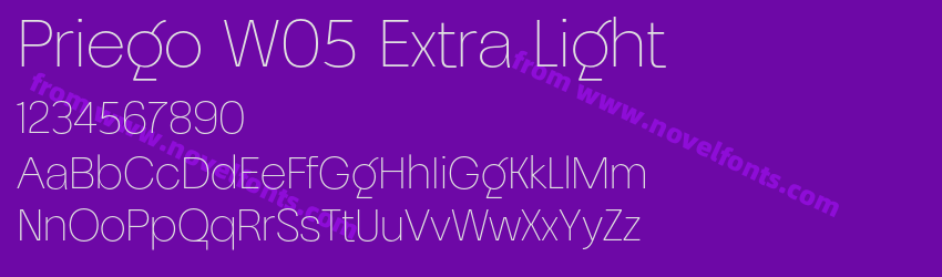 Priego W05 Extra LightPreview Priego W05 Extra LightPreview