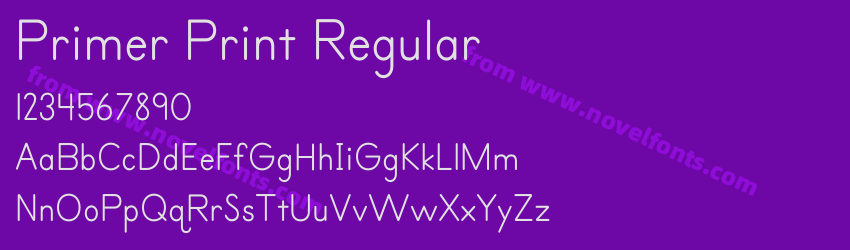 Primer Print RegularPreview Primer Print RegularPreview