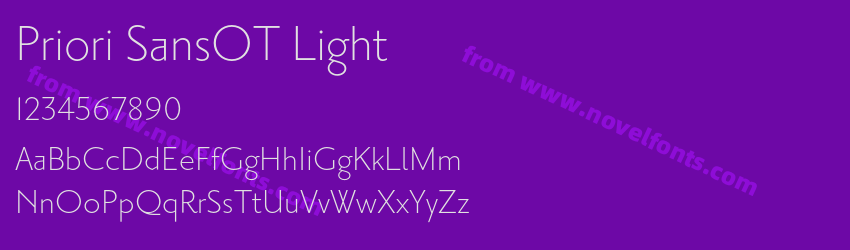 Priori SansOT LightPreview Priori SansOT LightPreview