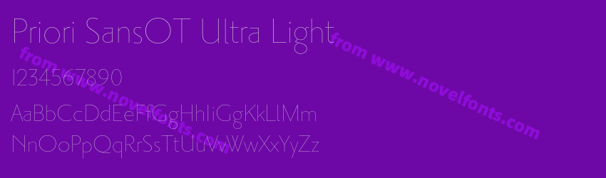 Priori SansOT Ultra LightPreview Priori SansOT Ultra LightPreview