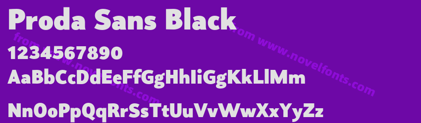 Proda Sans BlackPreview Proda Sans BlackPreview