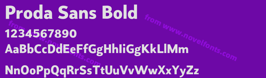 Proda Sans BoldPreview Proda Sans BoldPreview