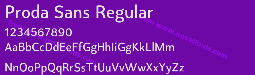 Proda Sans RegularPreview Proda Sans RegularPreview