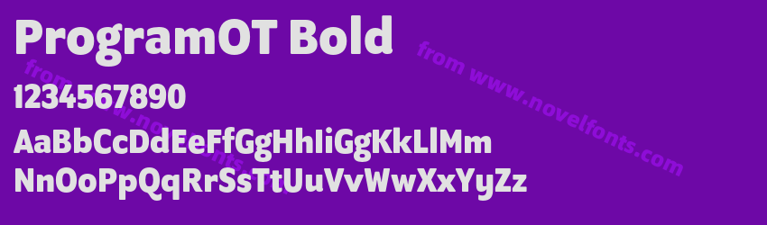 ProgramOT BoldPreview ProgramOT BoldPreview
