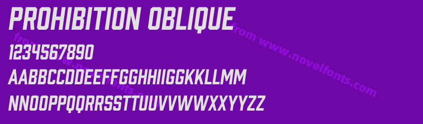 Prohibition ObliquePreview Prohibition ObliquePreview