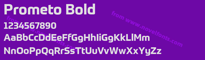 Prometo BoldPreview Prometo BoldPreview