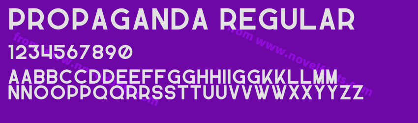 Propaganda RegularPreview Propaganda RegularPreview