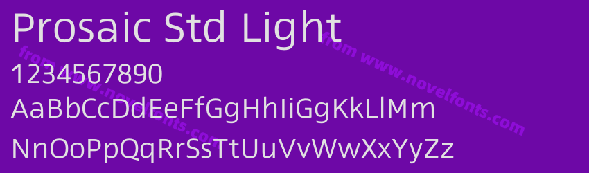 Prosaic Std LightPreview Prosaic Std LightPreview