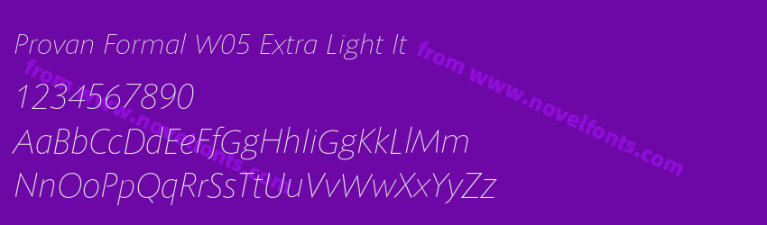 Provan Formal W05 Extra Light ItPreview Provan Formal W05 Extra Light ItPreview
