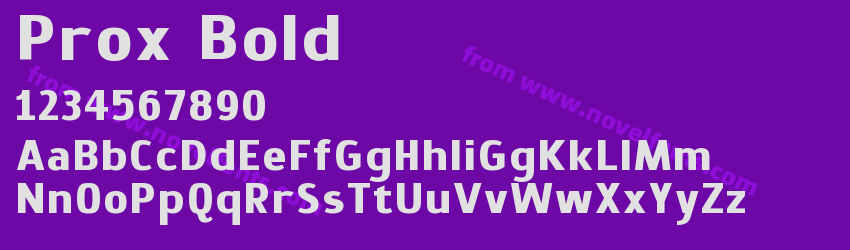 Prox BoldPreview Prox BoldPreview