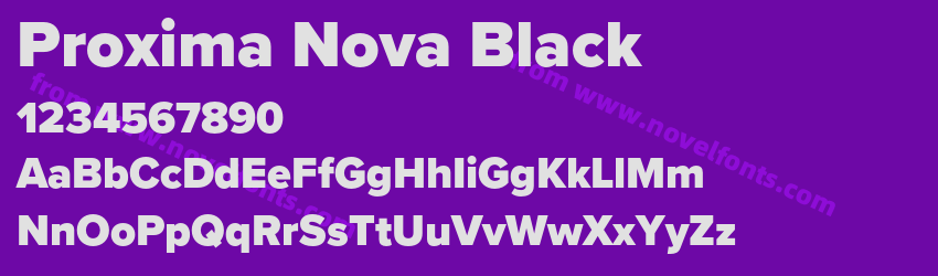Proxima Nova BlackPreview Proxima Nova BlackPreview