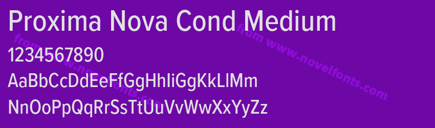 Proxima Nova Cond MediumPreview Proxima Nova Cond MediumPreview
