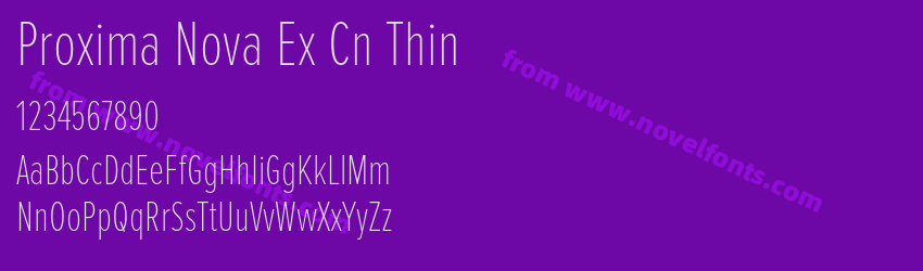 Proxima Nova Ex Cn ThinPreview Proxima Nova Ex Cn ThinPreview