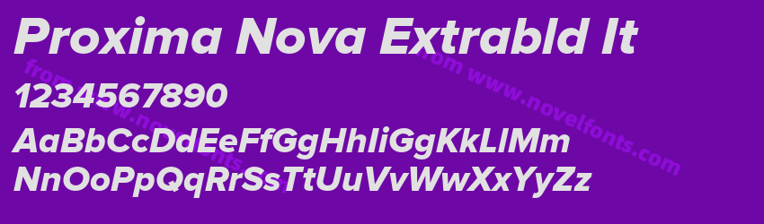 Proxima Nova Extrabld ItPreview Proxima Nova Extrabld ItPreview