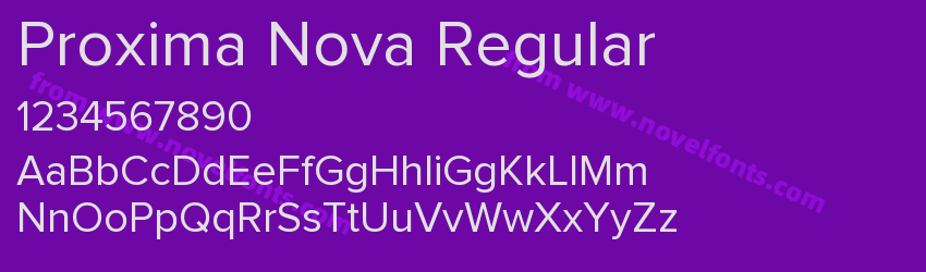 Proxima Nova RegularPreview Proxima Nova RegularPreview