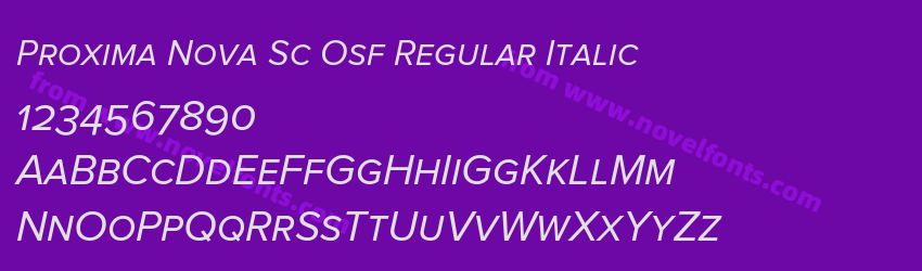 Proxima Nova Sc Osf Regular ItalicPreview Proxima Nova Sc Osf Regular ItalicPreview