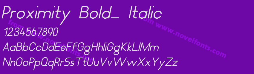 Proximity Bold_ ItalicPreview Proximity Bold_ ItalicPreview