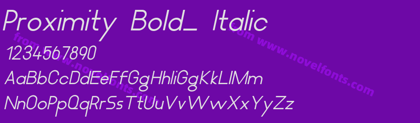 Proximity Bold_ ItalicPreview Proximity Bold_ ItalicPreview