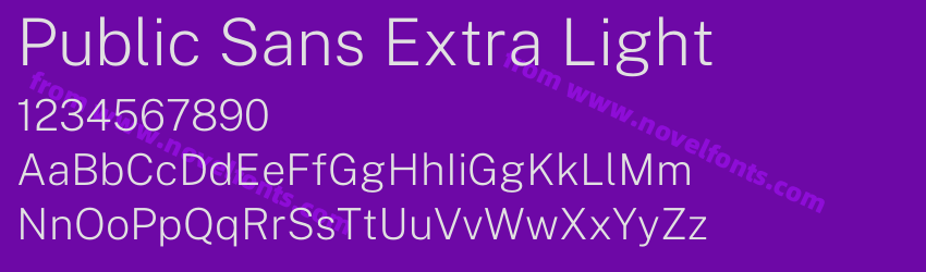 Public Sans Extra LightPreview Public Sans Extra LightPreview
