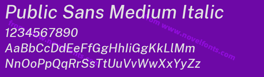 Public Sans Medium ItalicPreview Public Sans Medium ItalicPreview