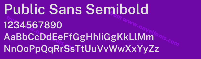 Public Sans SemiboldPreview Public Sans SemiboldPreview