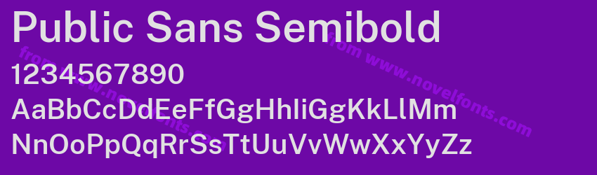 Public Sans SemiboldPreview Public Sans SemiboldPreview