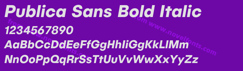 Publica Sans Bold ItalicPreview Publica Sans Bold ItalicPreview