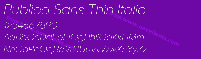 Publica Sans Thin ItalicPreview Publica Sans Thin ItalicPreview